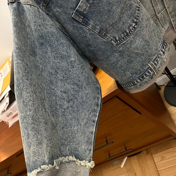 Dance & Marvel size Large jean sweatshirt jacket - Picture 3 of 4